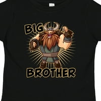 Тениска за момиче за мастило Big Brother Viking Gib
