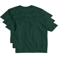 Hanes Youth Boys с късо ръкав Beefy тениска стойност 3-пакет, размери 4-18