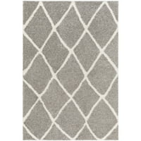 Surya Modern Togy Shag Polyester 5'3 7 'килими с градински чай CDG2315-537