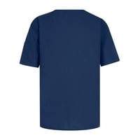 Пакет тениски за мъже обикновени тениски мъже тениски за мъже свободни годни за мъжки солидна блуза къса ръкав v джоб за врата