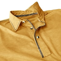 Тениски с дълъг ръкав Мъжки Продажба Бутон за разчистване v Врат Хенли Риза Редовно годни обикновени джъмпери пролетни есен