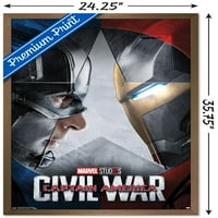 Marvel - Капитан Америка: Гражданска война - Facoff One Shit Sall Poster, 22.375 34