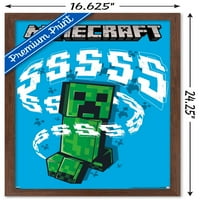 Minecraft - Creeper SSS стенен плакат, 14.725 22.375