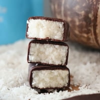 Нереални кокосови барове с тъмен шоколад, 4. чанта от унция