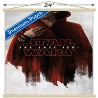 Star Wars: Последният джедай - Red Leia Wall Poster с дървена магнитна рамка, 22.375 34