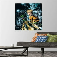 Комикси - Aquaman - Trident Wall Poster с бутални щифтове, 22.375 34