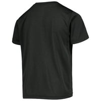 Младежки тениска на логото на черен черен Лас Вегас Raiders