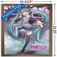 Hatsune Miku - Стенни плакат на сценични светлини, 14.725 22.375 рамки