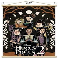 Disney Hocus Pocus - Групов стенен плакат с магнитна рамка, 22.375 34
