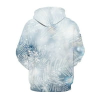 Мъжки ризи с дълъг ръкав клирънс мъже модни ежедневни 3D цифрови печат пуловер с дълъг ръкав кръгла блуза за врата