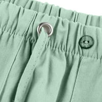 Мъжки спални панталони Небрежни дълги панталони - свободни леки теглене йога плажни панталони Случайни панталони