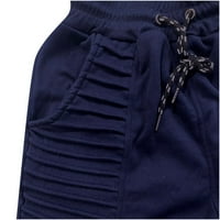 Awdenio Pants for Men Clearance Мъжки пънк ретро готически тънки приспособления за ежедневни пантала