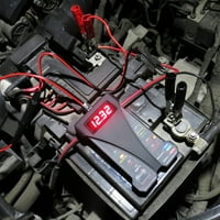 Мп0514а 12в цифров тестер за Батерии волтметър и анализатор на зарядни системи с жк дисплей и светодиодна индикация - черна версия