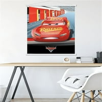 Disney Pixar Cars - Плакат за светкавична стена с магнитна рамка, 22.375 34