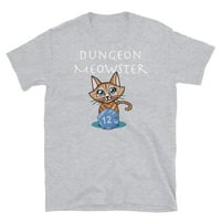 Dungeon Meowster с кратък ръкав униза тениска
