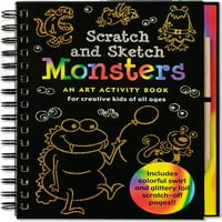 Скреч и скица: чудовища: книга за художествени дейности за творчески деца от всички възрасти