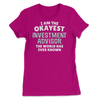 Тениска за забавен инвестиционен съветник - аз съм най -добре