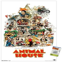 Къща за животни - един лист стенен плакат с бутални щифтове, 22.375 34