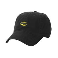 Batman Men Washed Twill Baseball Cap, Black, с един размер