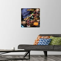 Marvel Cinematic Universe - Avengers - Infinity War - Prossile Wall Poster с Push Pins, 14.725 22.375