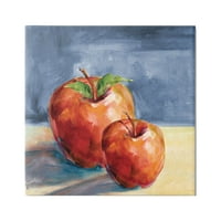 Ступел индустрии традиционни Пищни червени ябълки Настолен натюрморт живопис галерия увити платно печат стена изкуство, дизайн