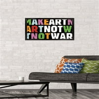 Ерин Кларк - Направете изкуството не плакат за военна стена, 14.725 22.375