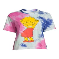 Графичният скимер на Simpsons Junior Dancing Tee с къси ръкави с къси ръкави