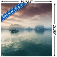 Чудеса на света - плакат за залива на халонг, 14.725 22.375