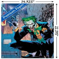 Комикси - The Joker - Bang Wall Poster с бутални щифтове, 14.725 22.375
