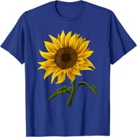Слънчогледов слънчоглед Слънчев флорален акварелен цвете тениска