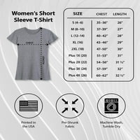 Незабавно съобщение - Леопардова печат GNOME DAISY - Графична тениска с къси ръкави за жени