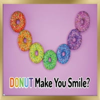 Плакат за стена Rainbow Donuts, 14.725 22.375