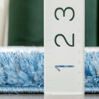 Добре тъкани Лоли Кензо ретро Геометричен модел сив Светло син 2'7 7'3 бегач 3д текстура шаг площ килим