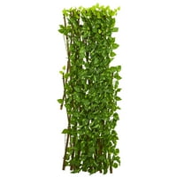 Почти естествен 47 Потос изкуствено растение, пластмаса разширяема ограда устойчиви на ултравиолетови лъчи