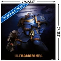 Warhammer 40K - Плакат за ултрамаринова стена, 14.725 22.375
