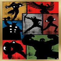 Marvel Comics - Avengers - опростен плакат за стена на мрежата, 14.725 22.375