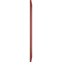 Екена Милуърк 18 в 35 з вярно Фит ПВЦ хоризонтална ламела рамкирани модерен стил фиксирани монтажни щори, червен пипер