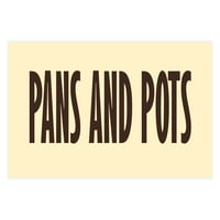 Знаци Bylita Basic Pans and Pots Sign - малки