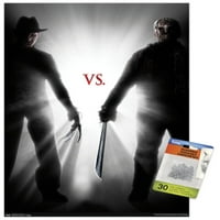 Freddy vs. Jason - Плакат за лек стенен с бутилки, 14.725 22.375
