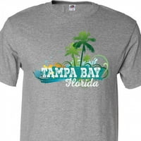 Тениска за пътуване на плажа в Тампа Бей Флорида Флорида