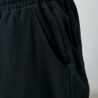 Мъже панталони Летни ежедневни тренировки джогинг бягане с дантела джобни плътни цветни памучни панталони панталони на открито облекло