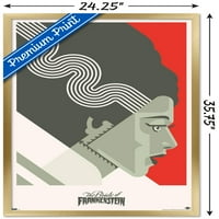 Булката на Франкенщайн - графичен плакат за стена, 22.375 34 рамки