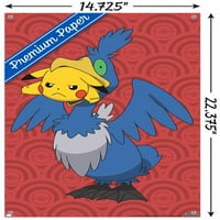 Pokémon - Pikachu и Cramorant Stall Poster с pushpins, 14.725 22.375