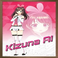Kizuna AI - Щастлива стена плакат, 22.375 34