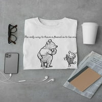 Pooh bear е приятел тениска мъже -smartprints дизайни, мъжки големи
