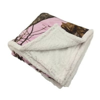 Одеяло От Мъхест Дъб, Розова Зима