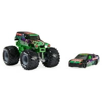 Monster Jam Grave Digger Truck and Race Car