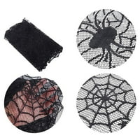 Декорации за разчистване на есенния декор комплекти покривка призрачна прилеп Spiderweb дантела